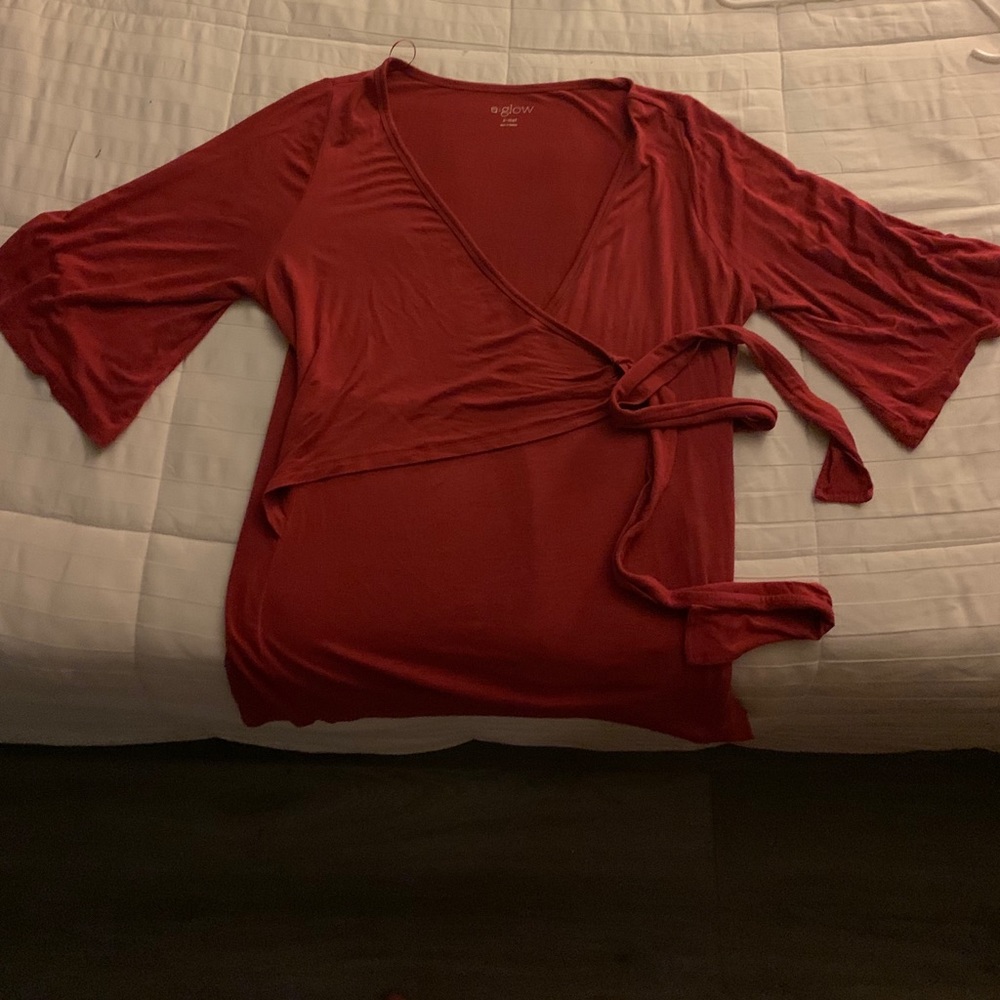 A:glow wrap tunic